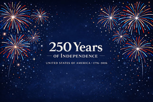 USA independence day 250 years anniv, a Photo by Dvoevnore photos