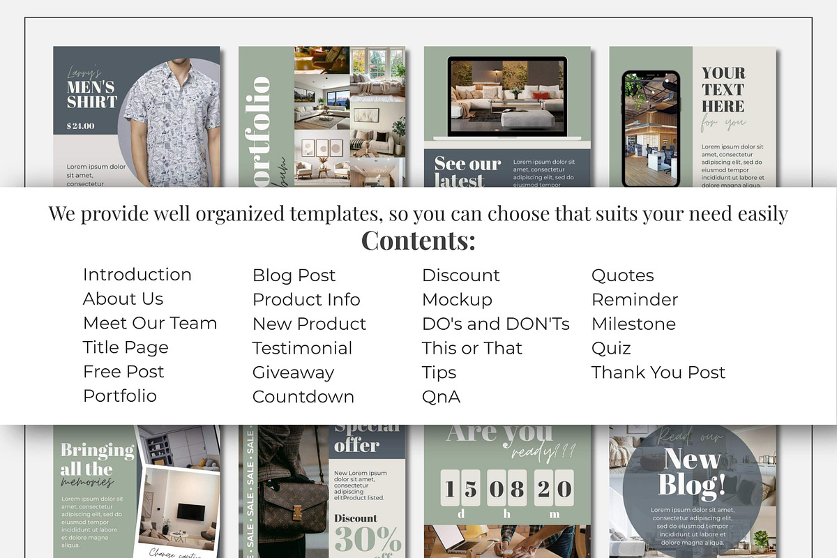 Modern Canva Instagram Template, a Social Media Template by Everyday Perfection (Photo 3 of 8)