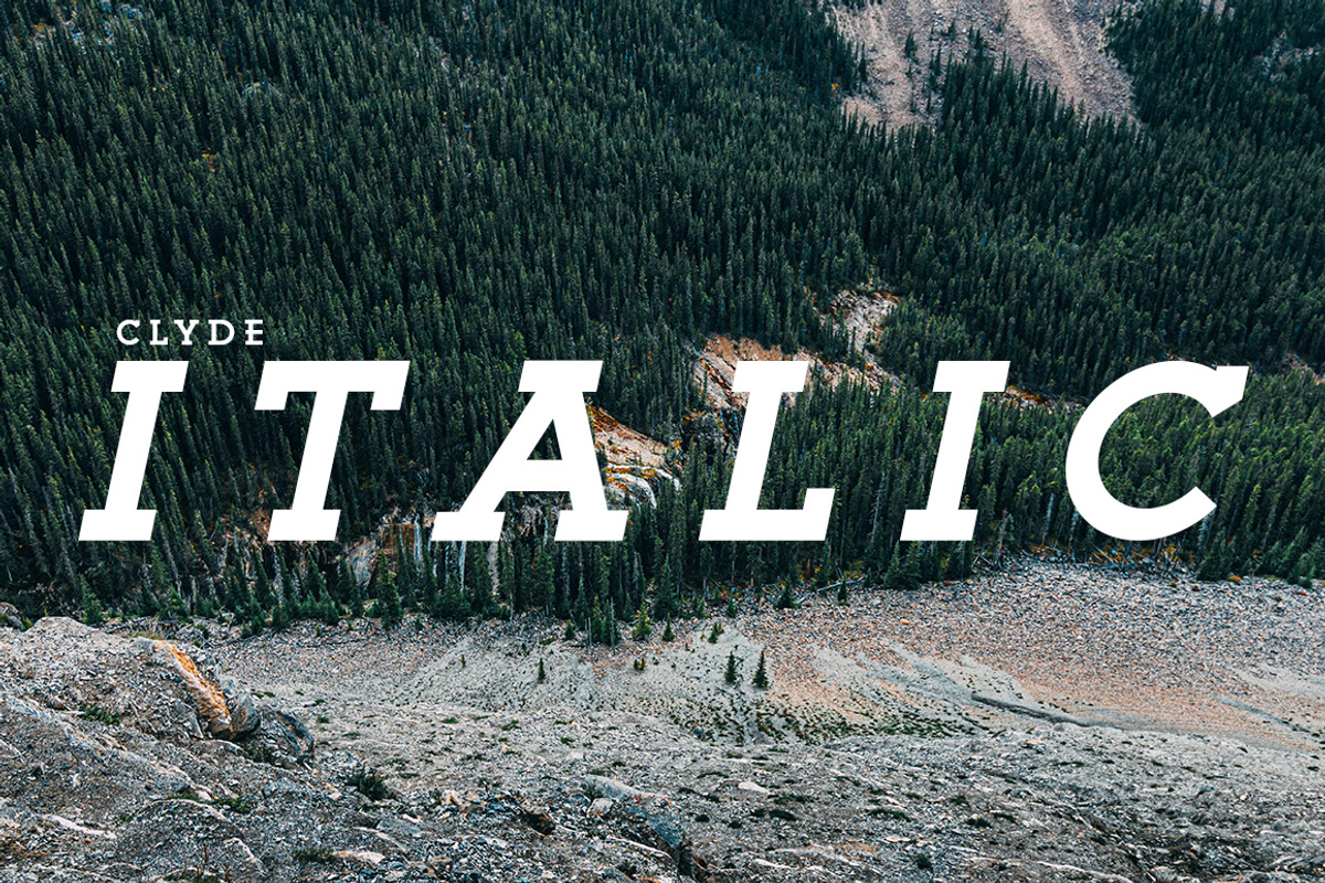 Clyde | A Vintage Slab Serif Family preview 7