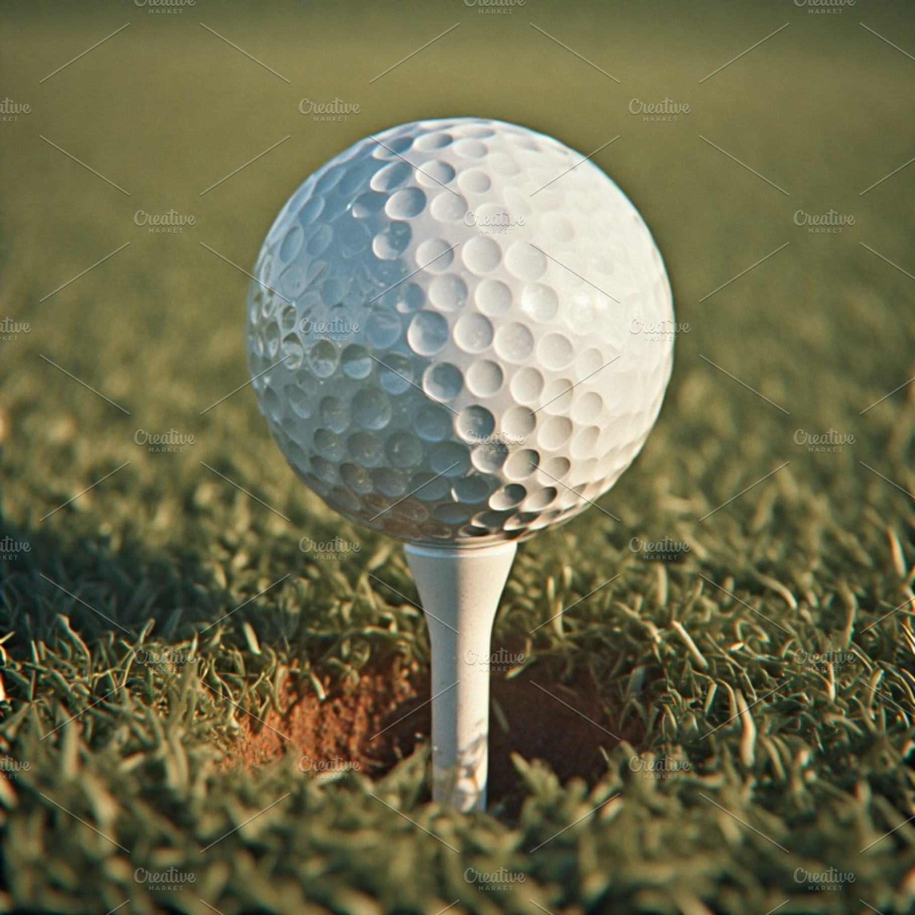 Golf ball stock image, a Photo by ComfortQ