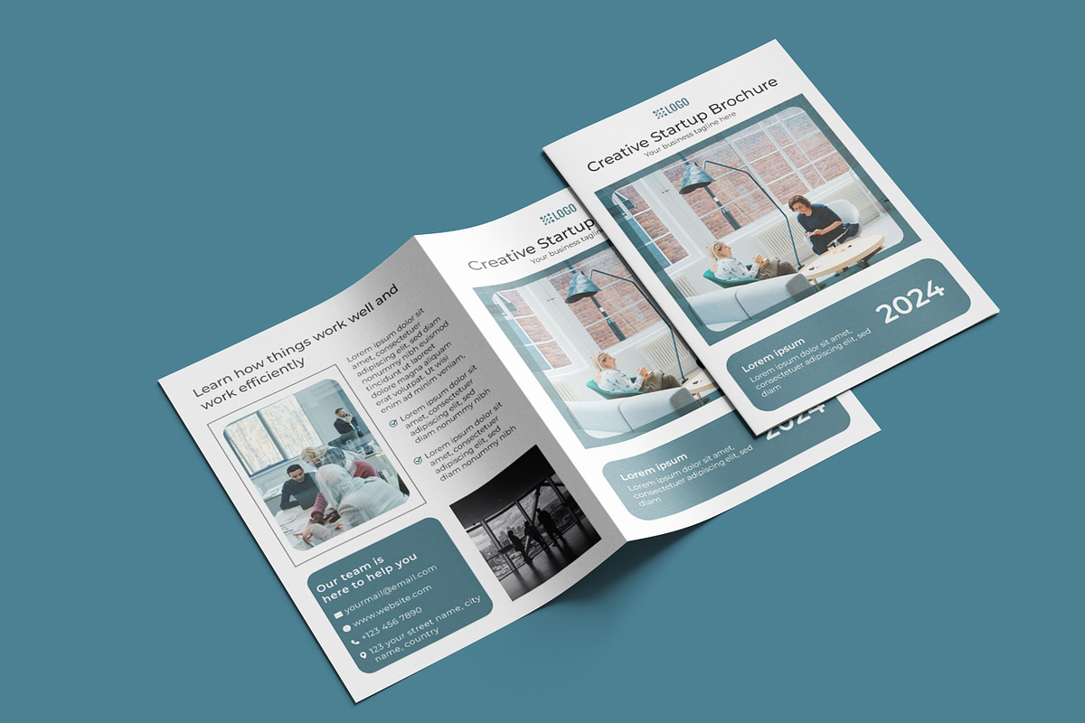 Corporate Bi-fold Brochure, a Brochure Template by Abdul H Saimon (Photo 3 of 3)