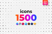 1500 Outline Icons Canva Bundle, an Outline Icon by Abert (Thumbnail 1 of 15)