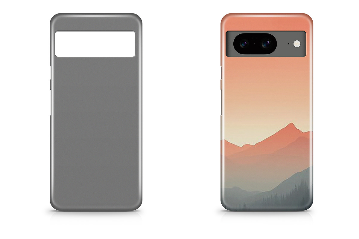 Google Pixel 8 3D Phone Case Mockup, an Android Mockup by Designbuys (Photo 4 of 5)