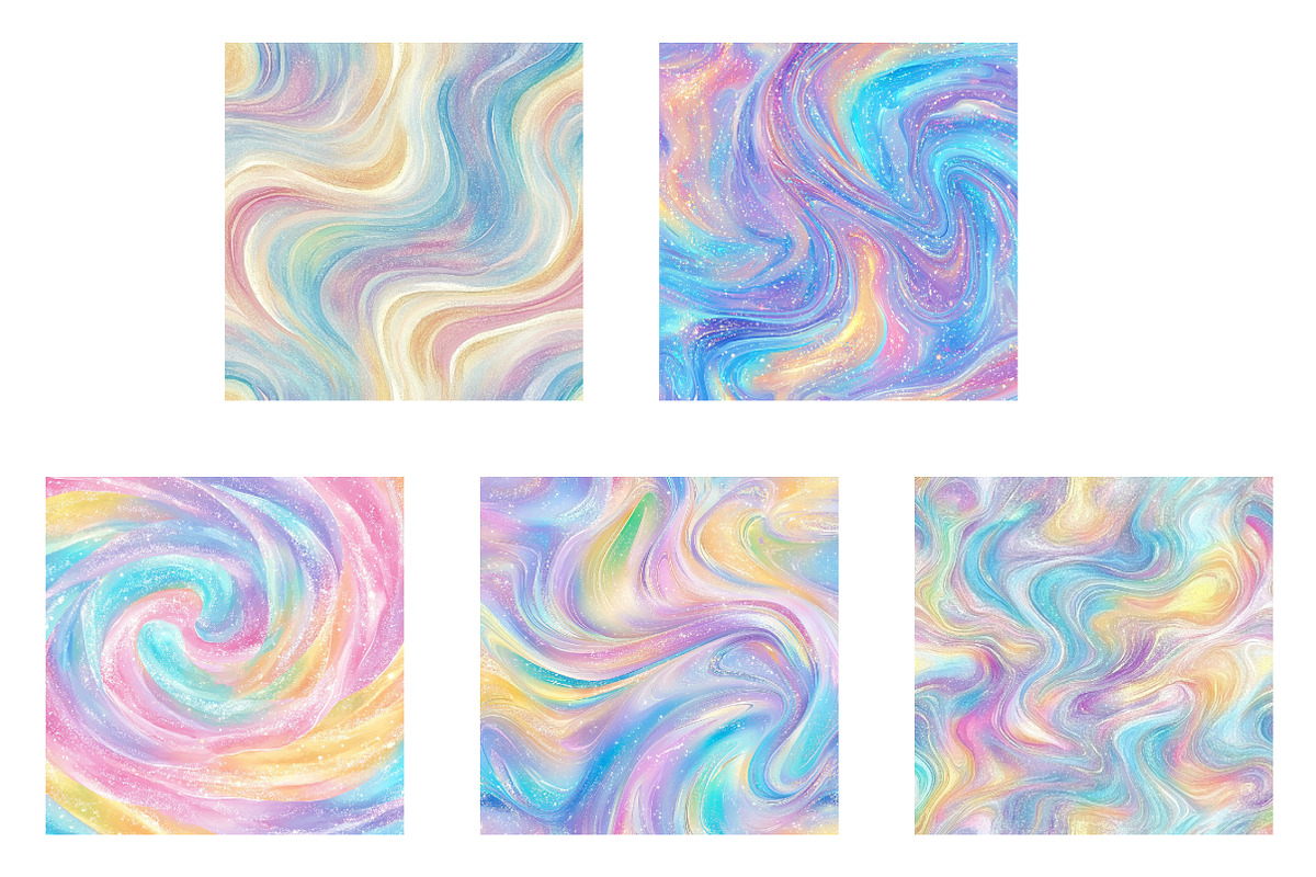Iridescent Glitter Paper, an Illustration by Designworld (Photo 2 of 3)
