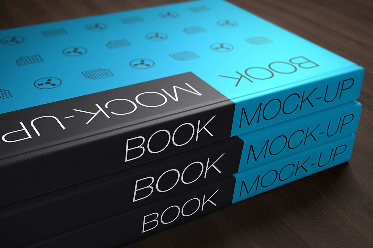 Book Cover Mock-up's, a Print Template by ItemBridge (Photo 1 of 5)