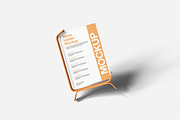Menu Holder Mockup, a Product Mockup by Indah (Thumbnail 4 of 6)