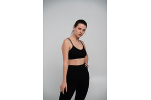 Young adult woman standing, a Sports & Recreation Photo by volodymyrshtun13795