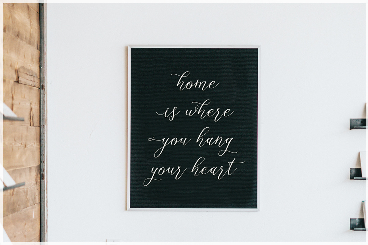Sandria Script, a Script Font by Attract Studio (Photo 4 of 10)