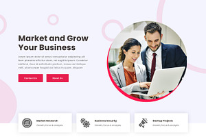 MARKET- Responsive HTML Landing Page