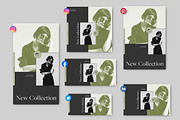 Fashion Sales Banner Set, a Social Media Template by McLittle Stock (Thumbnail 1 of 4)