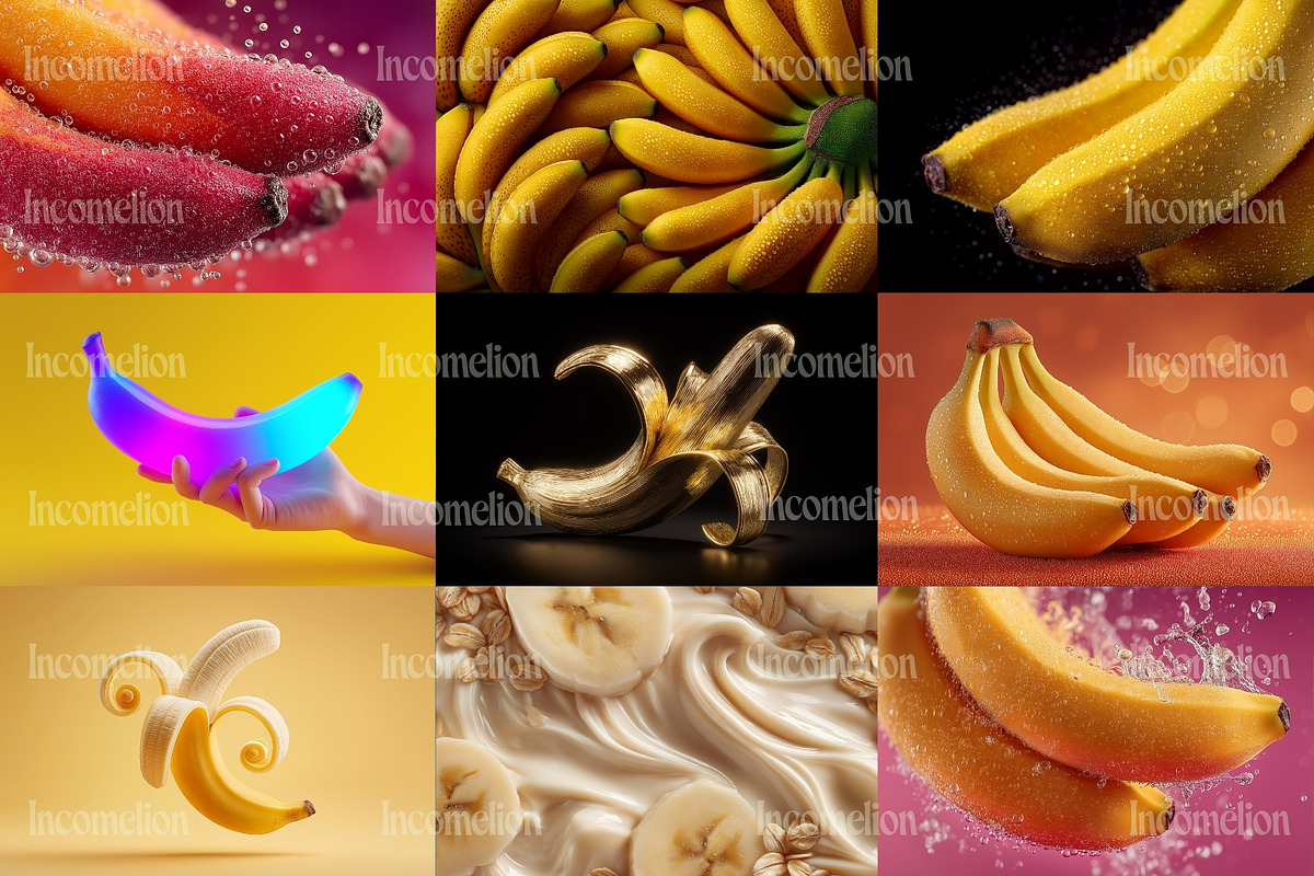 35 Editorial Banana Stock Photos, a Food Illustration by Incomelion (Photo 5 of 13)