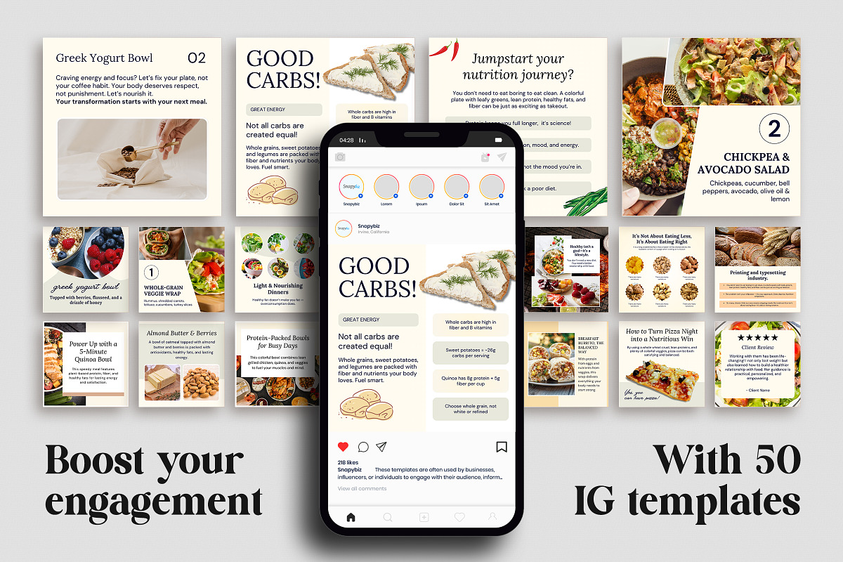 Nutrition Coach Instagram Template preview 6