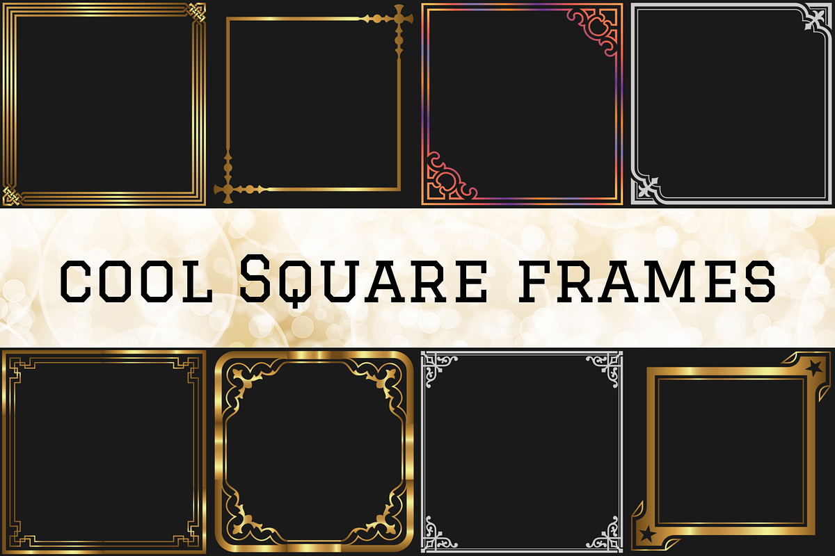 +72 Decorative borders And Frames, a Decorative Illustration by Dreamanart (Photo 4 of 4)