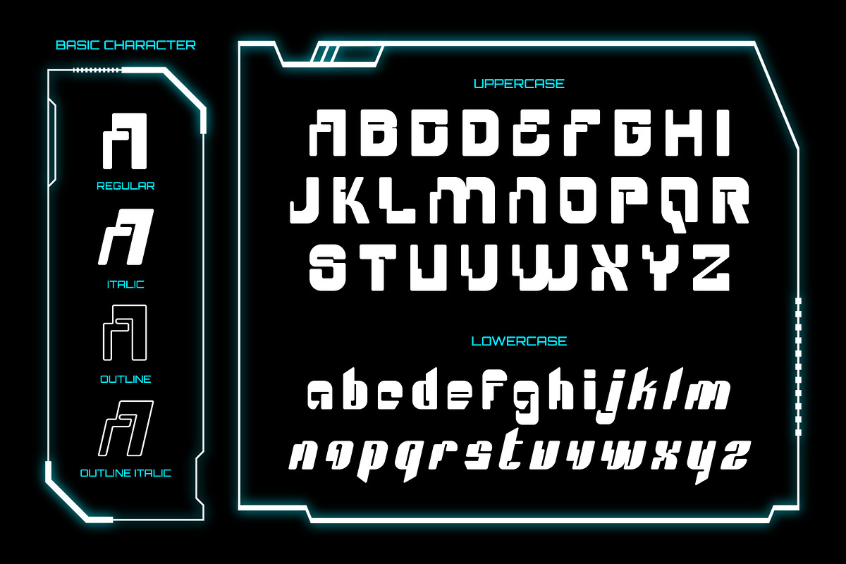 Phantom Novax Futuristic Y2k Family, a Sans Serif Font by Inviline.co (Photo 3 of 12)