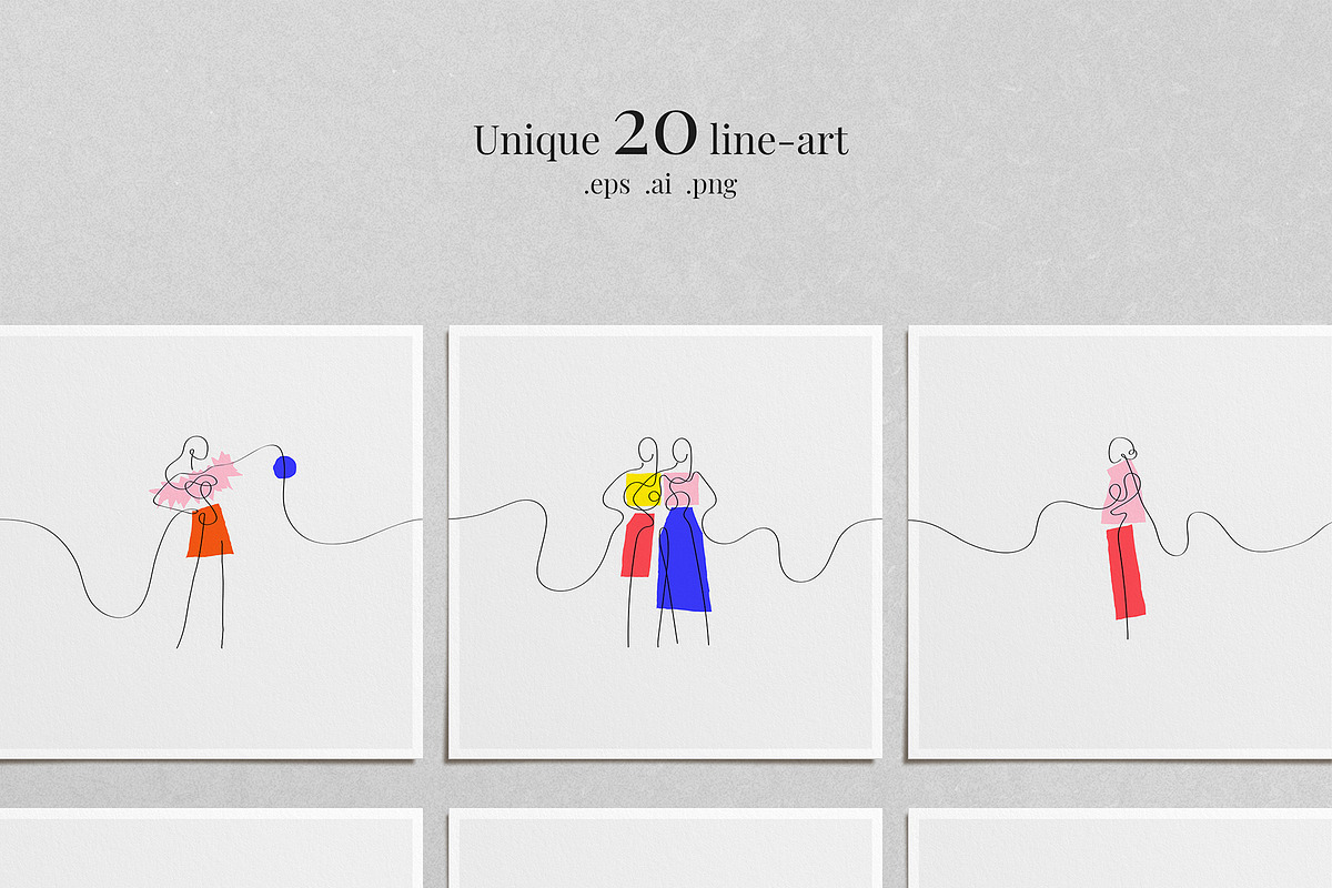 Emma - Line Art Woman & Lifestyle, a Graphic by ArtZuu (Photo 4 of 12)