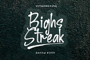 Bighs streak, a Handwritten Font by Sulthan Studio (Thumbnail 1 of 6)