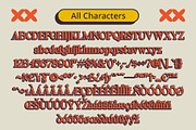 Gamilia 3D, a Serif Font by Craft Supply Co. (Thumbnail 3 of 8)