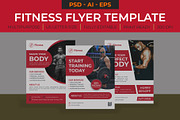 Fitness and Gym Flyer, a Flyer Template by Lakhan1998 (Thumbnail 2 of 3)