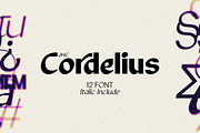 JHC Cordelius | Brutalist Typeface, a Sans Serif Font by Jehoo Creative (Thumbnail 1 of 12)