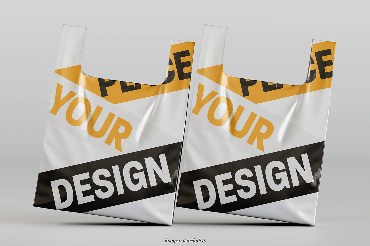 Plastic bag mockup bundles, a Packaging Mockup by Ambo Ampeng (Photo 7 of 19)