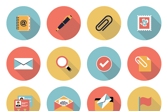 Flat Business Ecommerce Iconset
