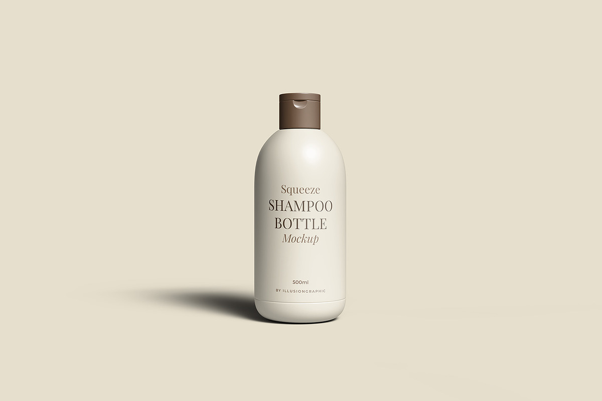 Squeeze Shampoo Bottle Mockup, a Packaging Mockup by Illusiongraphic (Photo 2 of 22)