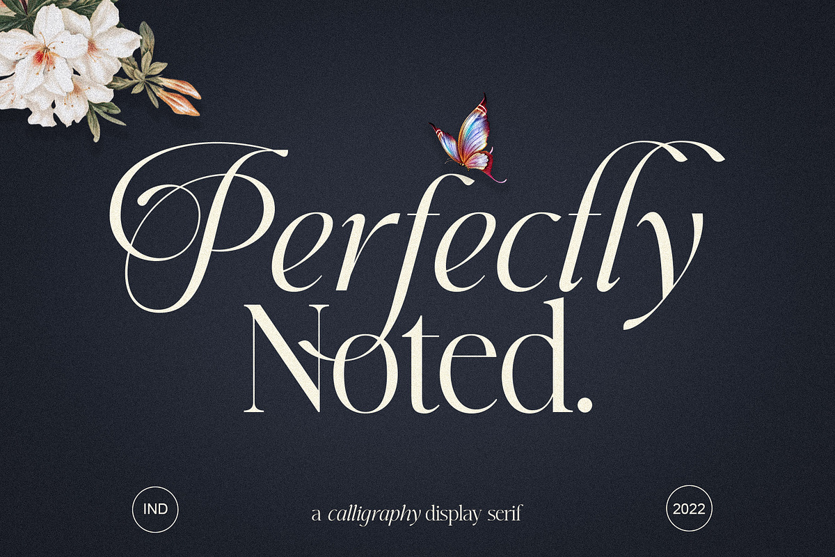 Perfectly Noted, a Serif Font by INKSUN™ (Photo 1 of 7)