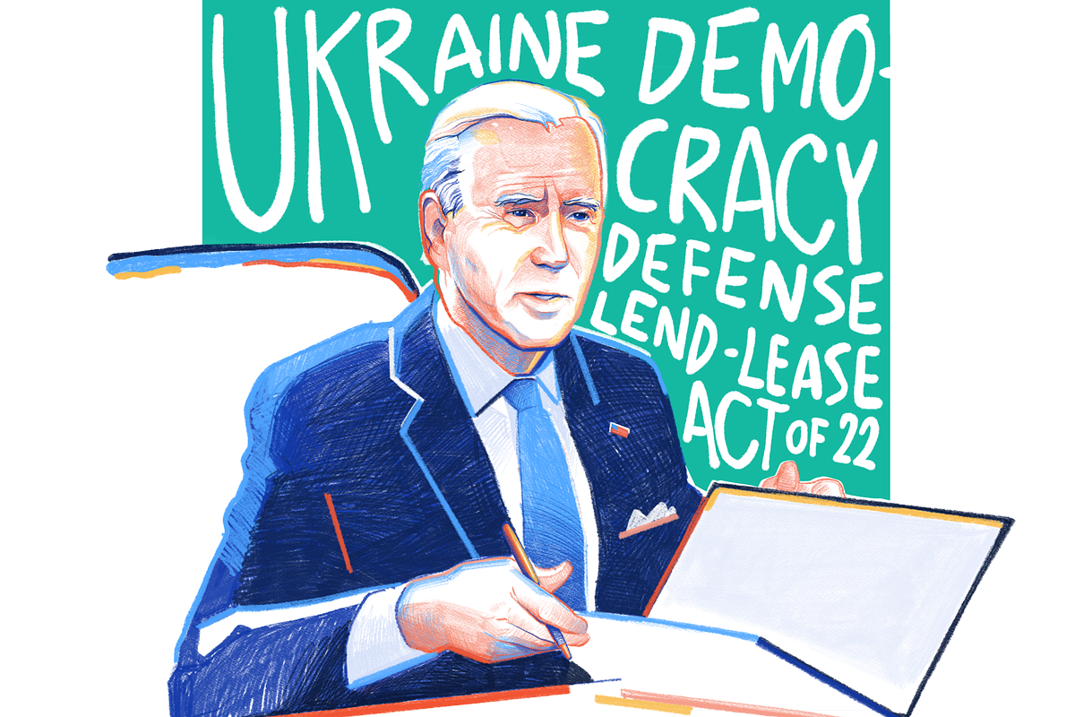 President Baiden HIGH RES, an Illustration by tubik shop