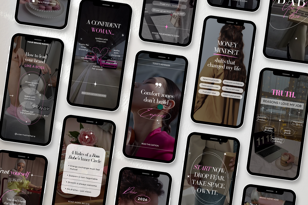 100 Boss Babe Reels Templates preview 3
