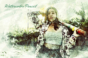Watercolor Pencil Effect, an Action Add-On by AndriyFM (Thumbnail 13 of 14)