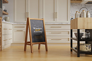 Wooden Stand Board Mockup, an Advertising Mockup by MrLetters (Thumbnail 4 of 5)