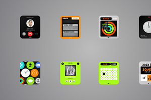 Smart Watch UI Titles for DaVinci, a Templates & Theme by 2dfx