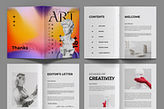 Fashion And Art Exhibition Magazine, a Magazine Template by ContestDesign (Thumbnail 2 of 4)
