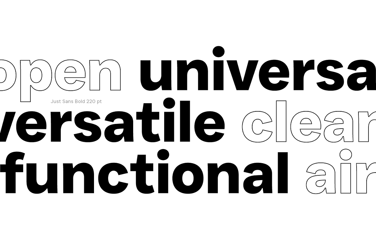 JUST Sans Clean Modern Minimal Font, a Sans Serif Font by JUST Creative (Photo 4 of 17)