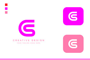 Letter CS Logo Design