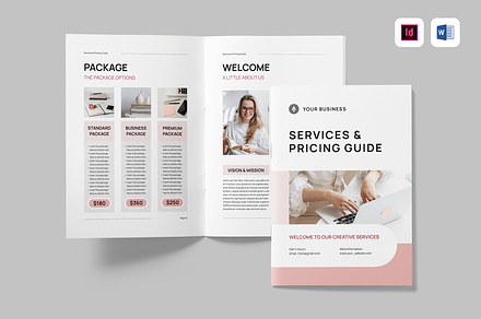 Services & Pricing Guide, a Brochure Template by Leaflove