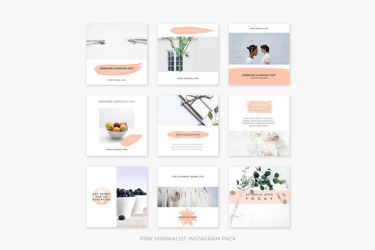 Clean Instagram Bundle, a Social Media Template by Swiss_cube (Photo 4 of 16)