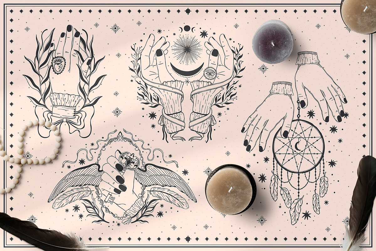 MoonFlora-Witch illustration, an Illustration by Moonflora (Photo 10 of 11)