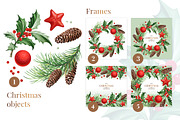 Christmas Set 3, a Background Graphic by Yulia Ogneva (Thumbnail 2 of 7)