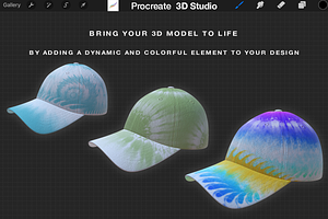 Procreate 3D Model - Cap