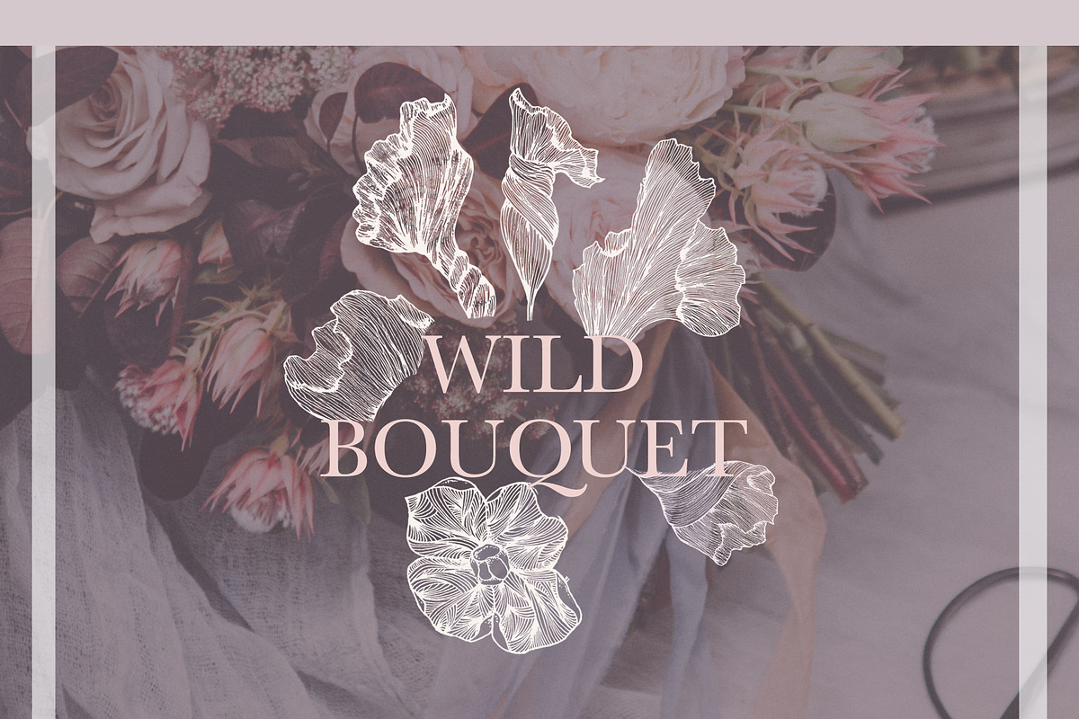 Wild Bouquet Wedding Illustrations, an Illustration by Laras Wonderland (Photo 9 of 13)