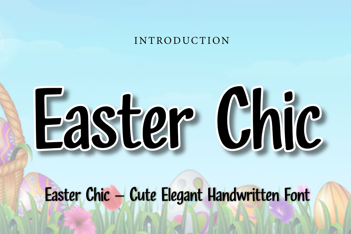 Easter Chic, a Handwritten Font by Wow Magic (Photo 1 of 3)