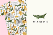 Watercolor Safari Animals, an Animal Illustration by Cute And Wild (Thumbnail 4 of 7)