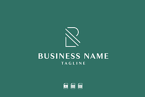 Minimalist Letter B Monogram Logo