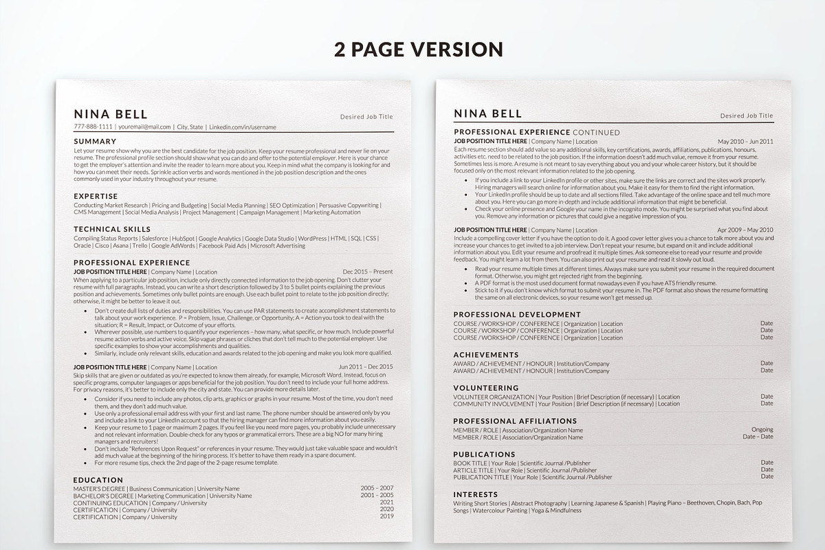 Simple Resume Templates ATS Word Mac, a Resume Template by BestResumes.Co (Photo 3 of 10)