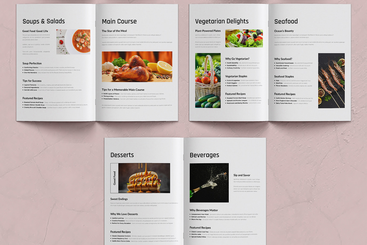 Recipe Book Template, a Magazine Template by ContestDesign (Photo 3 of 3)