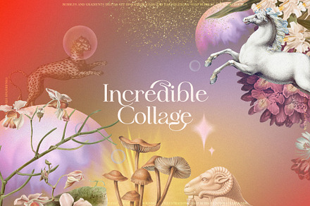 Incredible Collage, an Object Graphic by nadispasibenko