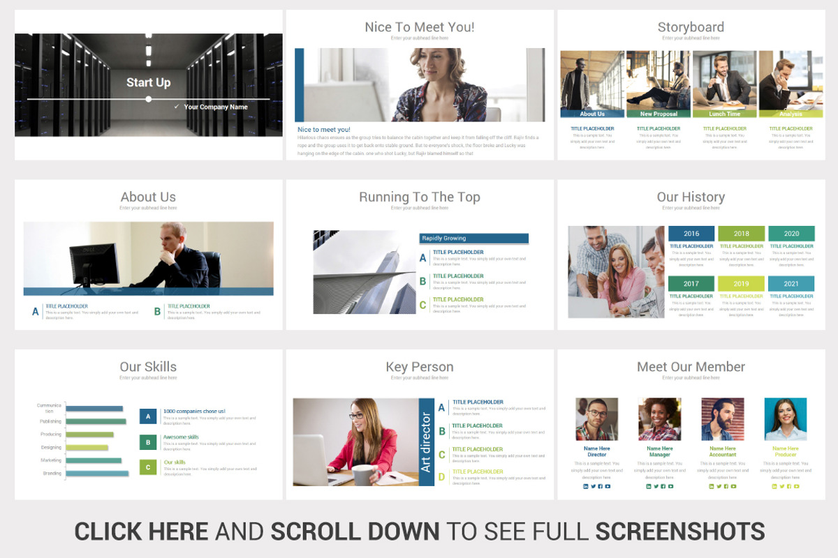Start up PowerPoint Template, a Presentation Template by OceanArt (Photo 5 of 28)