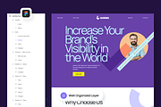 Social Media Agency Services, a Landing Page Template by SLAB! Design (Thumbnail 2 of 3)