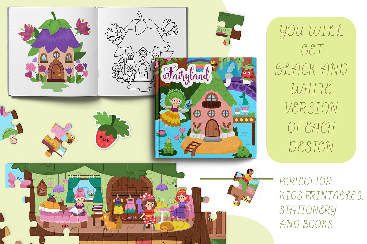 Fairyland clipart, patterns, designs, an Object Graphic by Lexi Claus (Photo 8 of 9)